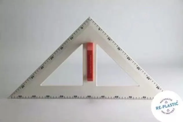 Wandtafel-Winkel 45° weiss