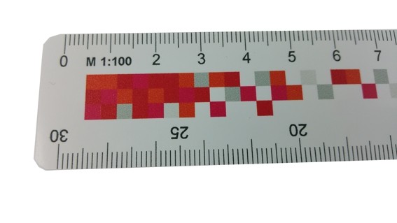 REDUKTIONSLINEAL 15 cm